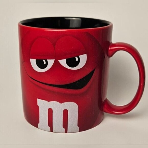 Mars M&M's Chocolate Candy Snack Red Characters Oversized Ceramic Coffee… - Picture 3 of 6